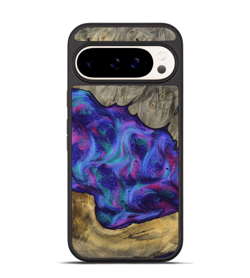 Pixel 9 Pro Wood Phone Case - Cherry (Purple, 792405)