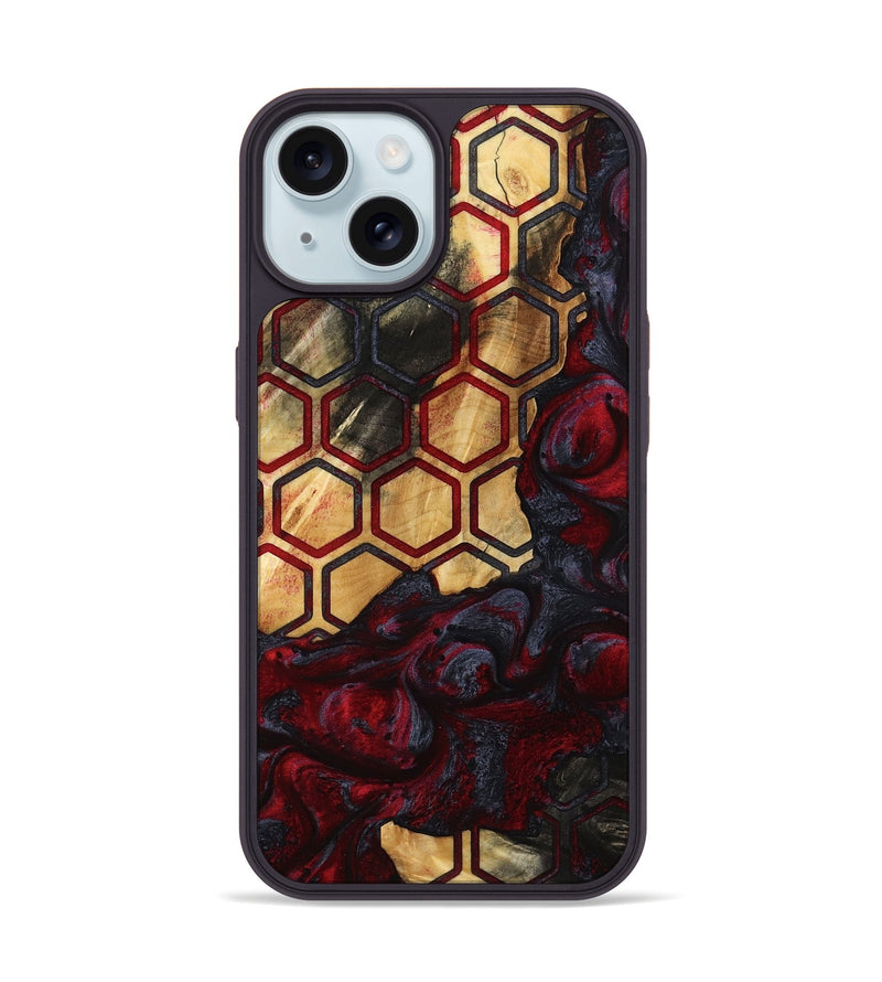 iPhone 15 Wood Phone Case - Hayes (Pattern, 792432)