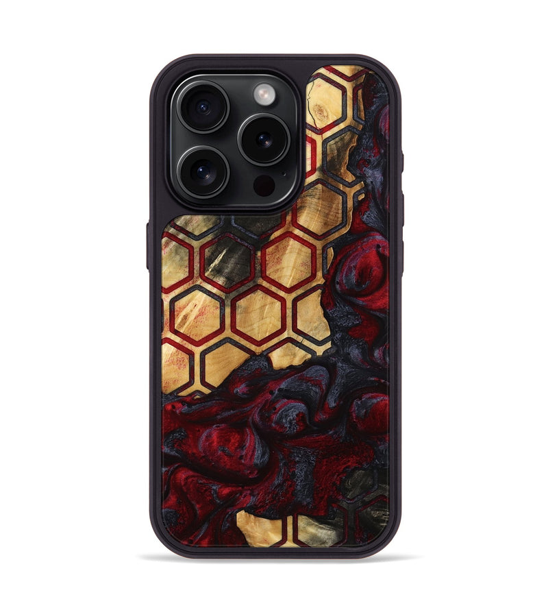 iPhone 15 Pro Wood Phone Case - Hayes (Pattern, 792432)