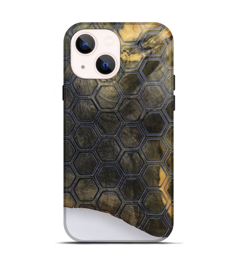 iPhone 14 Wood Live Edge Phone Case - Petra (Pattern, 792514)