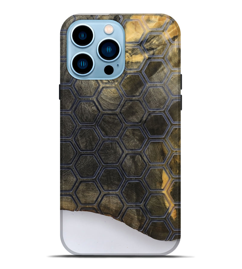 iPhone 14 Pro Max Wood Live Edge Phone Case - Petra (Pattern, 792514)