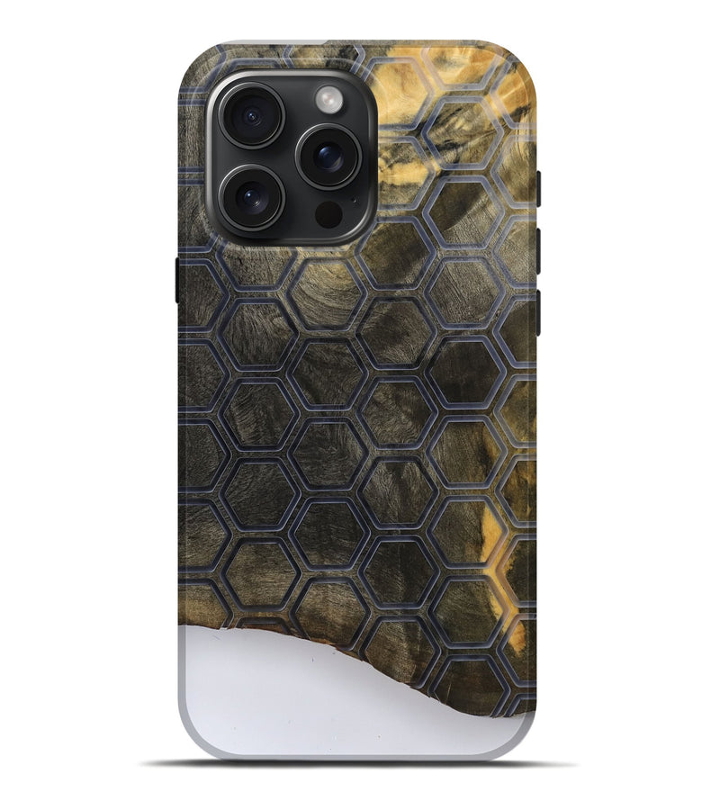 iPhone 16 Pro Max Wood Live Edge Phone Case - Petra (Pattern, 792514)