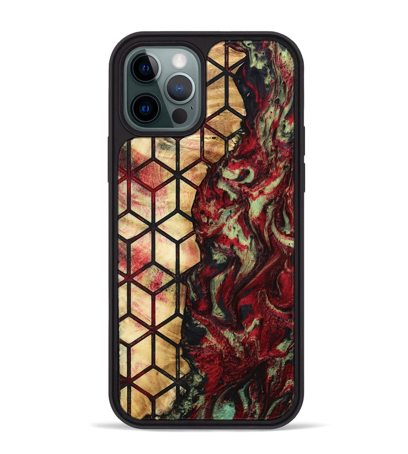 iPhone 12 Pro Max Wood Phone Case - Watson (Pattern, 792531)