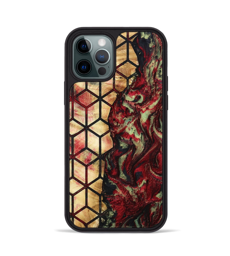 iPhone 12 Pro Wood Phone Case - Watson (Pattern, 792531)