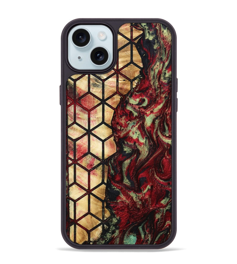 iPhone 15 Plus Wood Phone Case - Watson (Pattern, 792531)