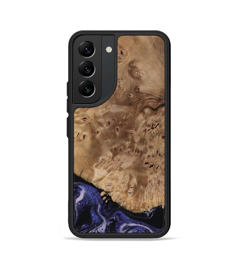 Galaxy S22 Wood Phone Case - Adriana (Purple, 792541)