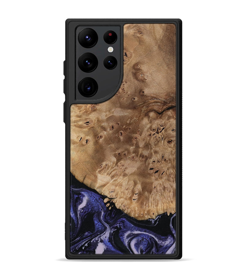 Galaxy S22 Ultra Wood Phone Case - Adriana (Purple, 792541)