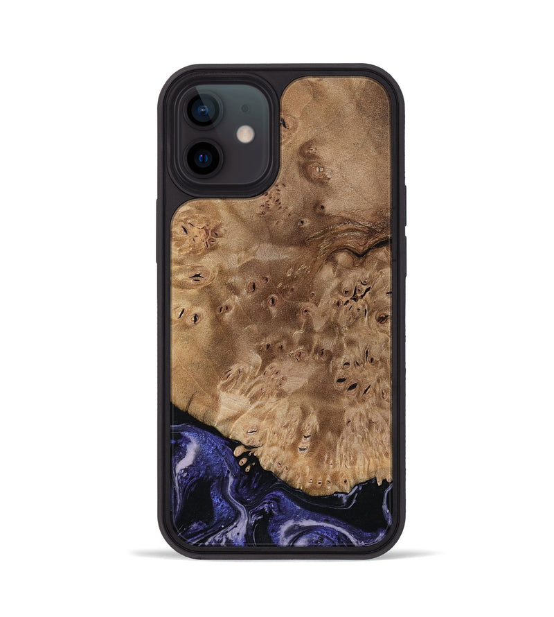 iPhone 12 Wood Phone Case - Adriana (Purple, 792541)