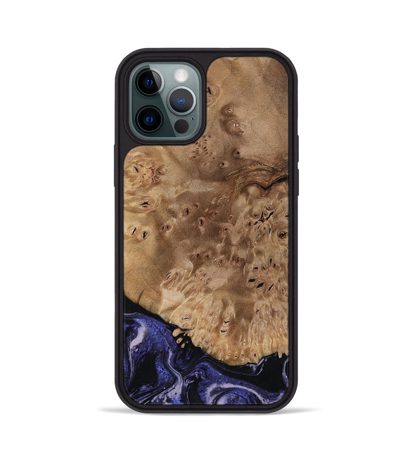 iPhone 12 Pro Wood Phone Case - Adriana (Purple, 792541)
