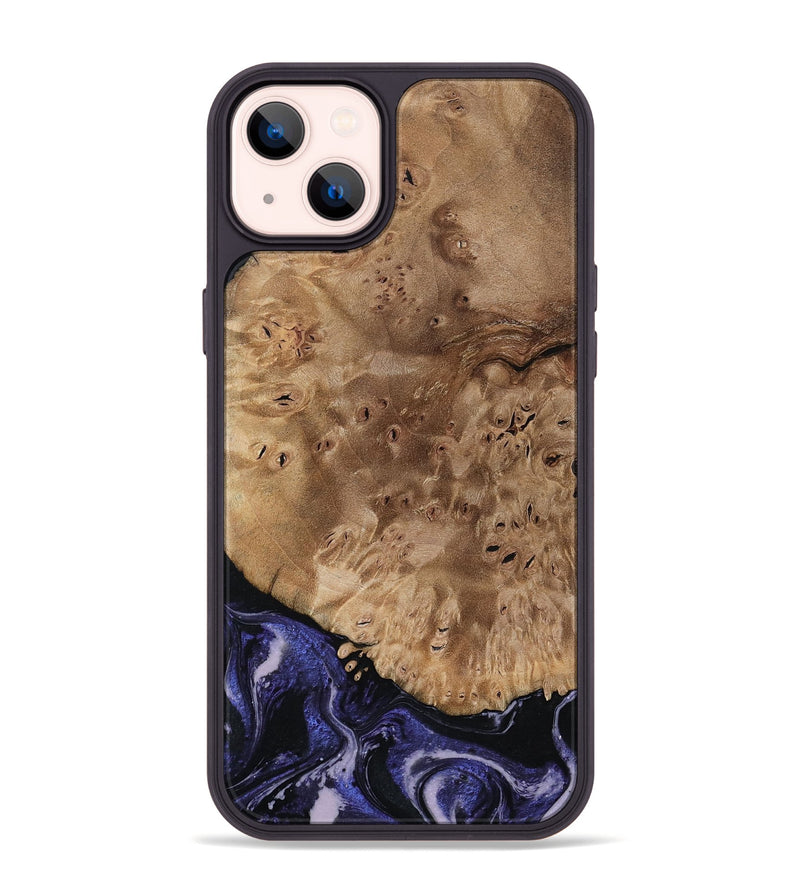 iPhone 14 Plus Wood Phone Case - Adriana (Purple, 792541)