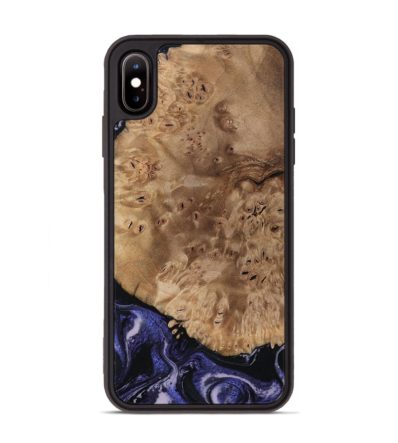 iPhone Xs Max Wood Phone Case - Adriana (Purple, 792541)