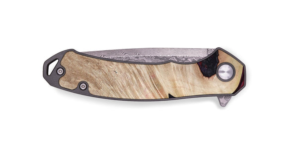 EDC Wood Pocket Knife - Juniper (Red, 792543)