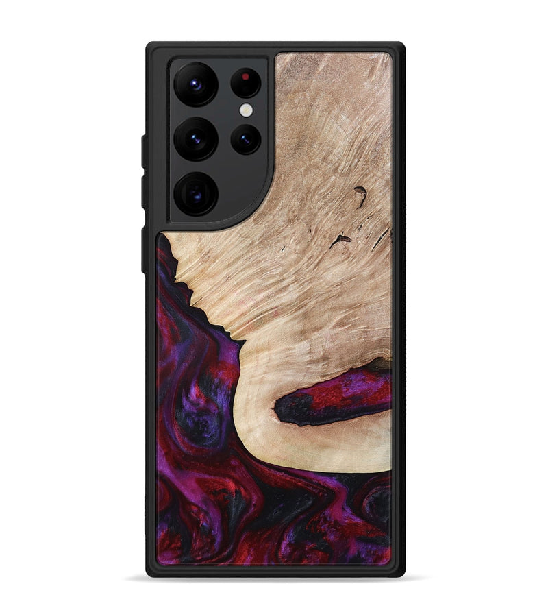 Galaxy S22 Ultra Wood Phone Case - Juniper (Red, 792543)