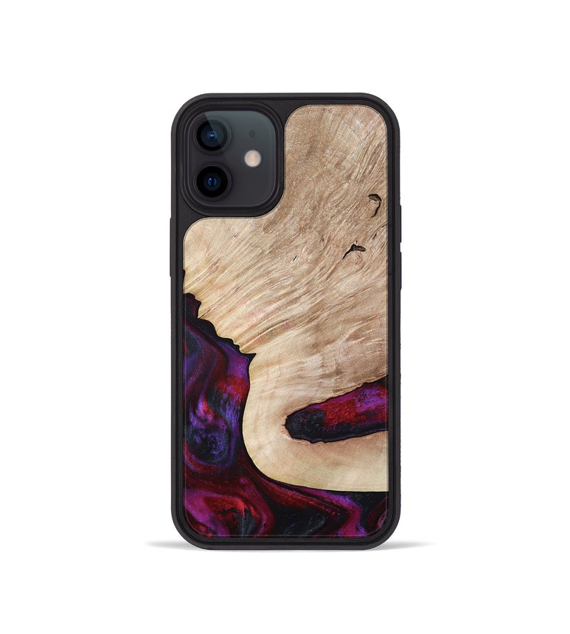 iPhone 12 mini Wood Phone Case - Juniper (Red, 792543)