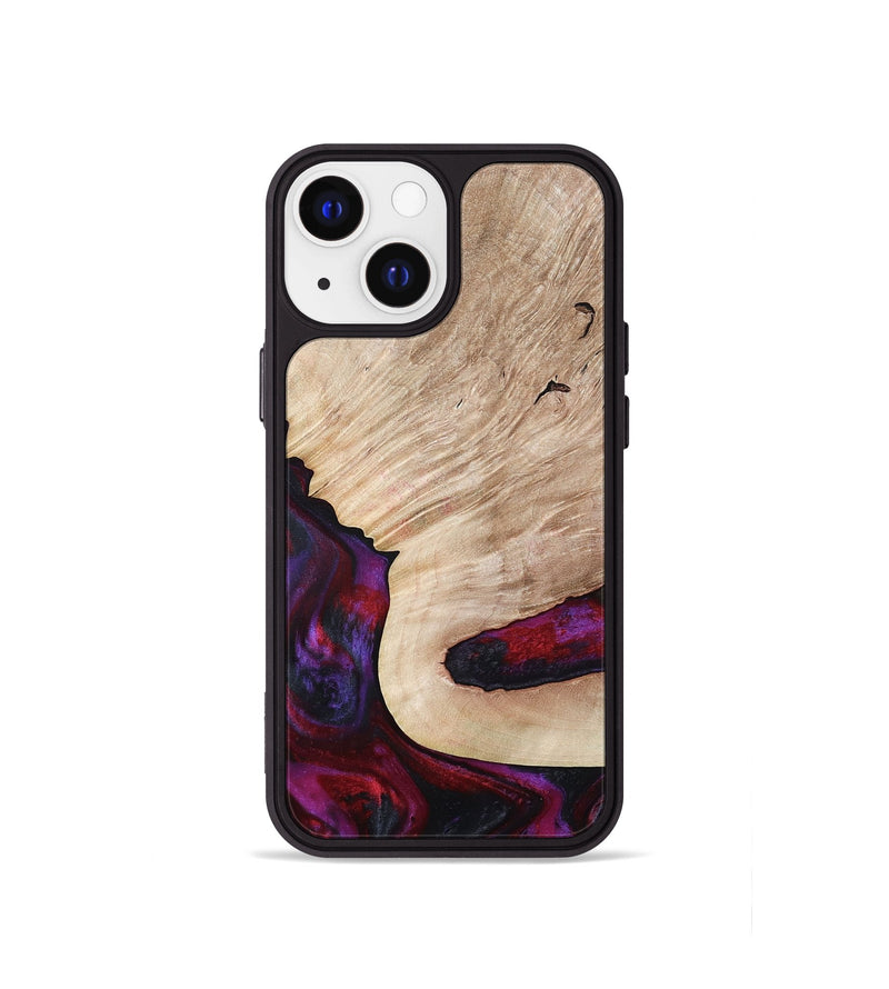 iPhone 13 mini Wood Phone Case - Juniper (Red, 792543)