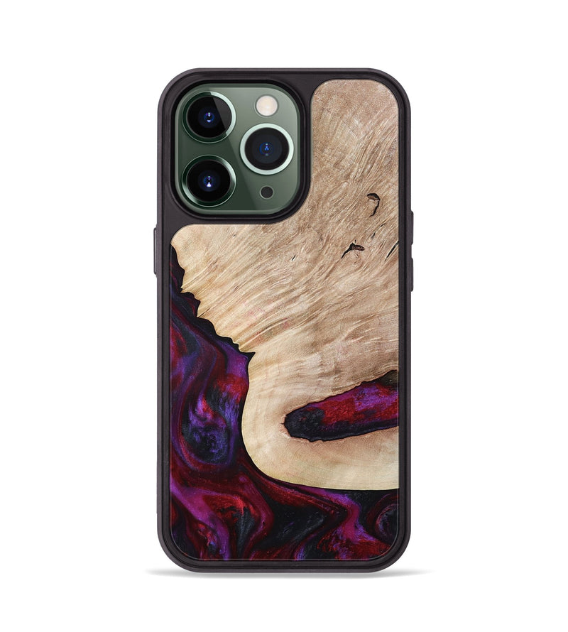 iPhone 13 Pro Wood Phone Case - Juniper (Red, 792543)
