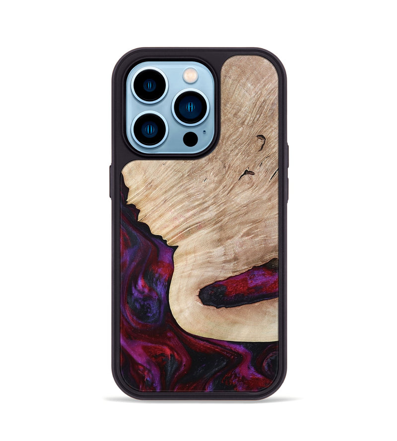 iPhone 14 Pro Wood Phone Case - Juniper (Red, 792543)
