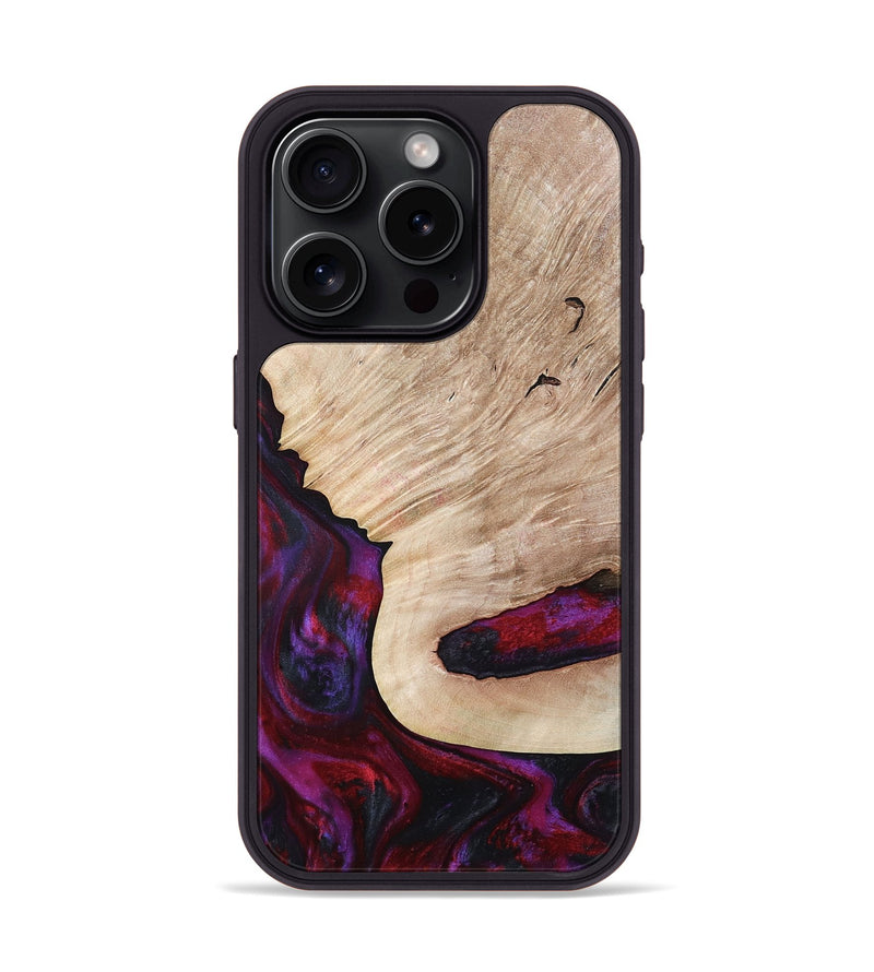iPhone 15 Pro Wood Phone Case - Juniper (Red, 792543)