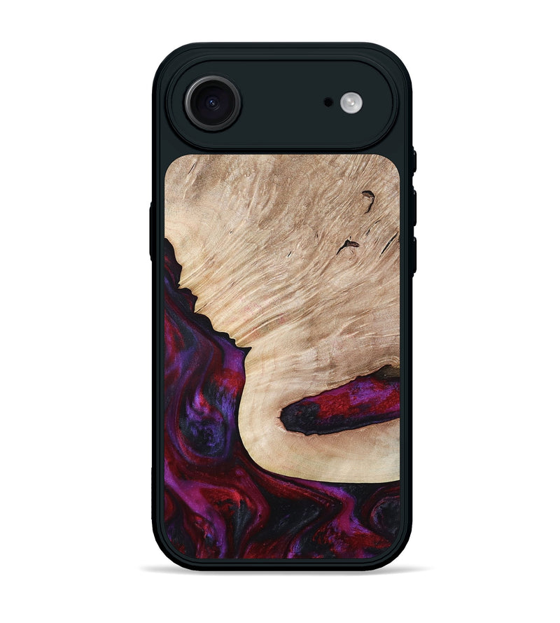 iPhone 17 Air Wood Phone Case - Juniper (Red, 792543)