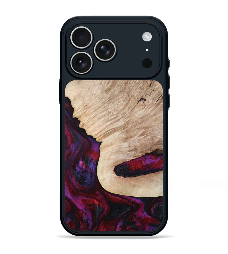 iPhone 17 Pro Max Wood Phone Case - Juniper (Red, 792543)
