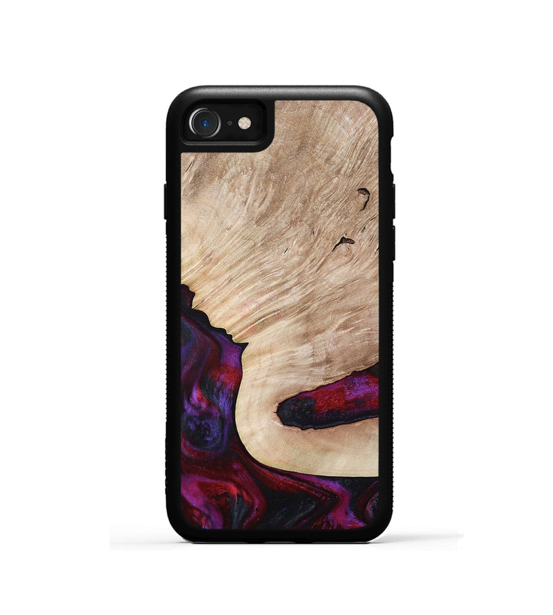 iPhone SE Wood Phone Case - Juniper (Red, 792543)