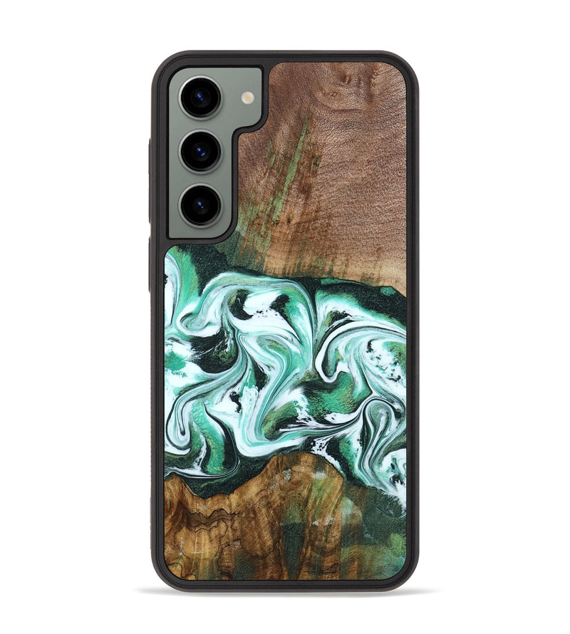 Galaxy S23 Plus Wood Phone Case - Haskell (Green, 792556)