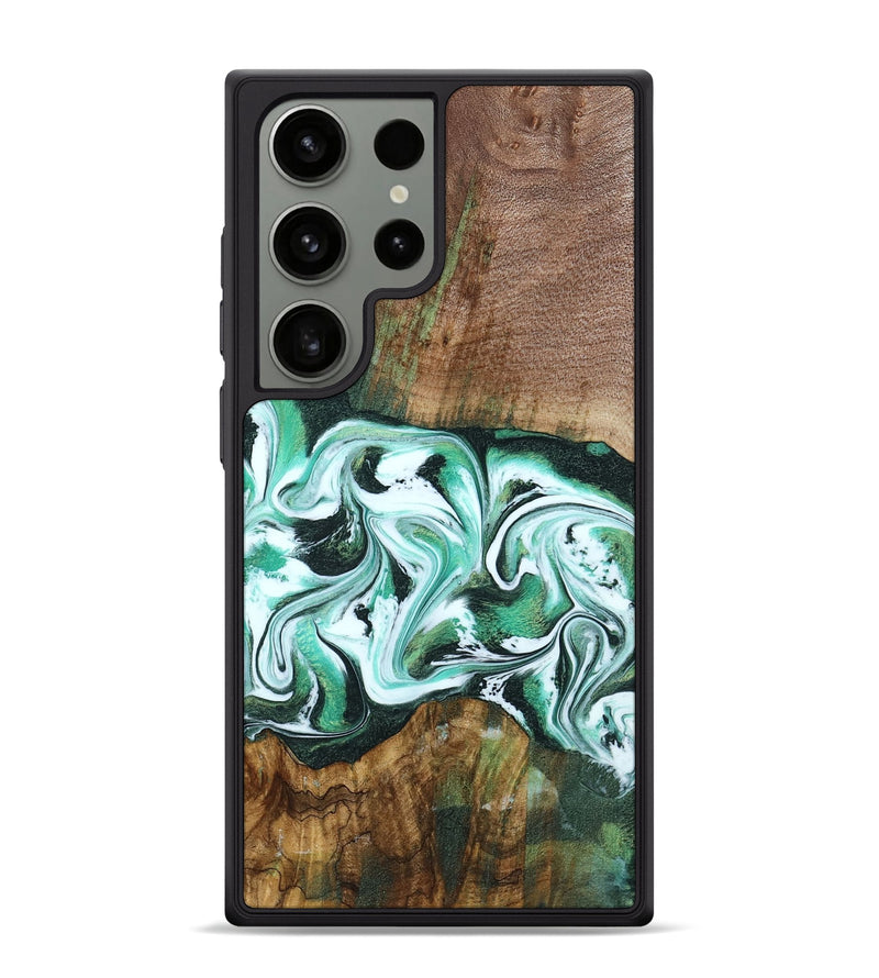Galaxy S24 Ultra Wood Phone Case - Haskell (Green, 792556)