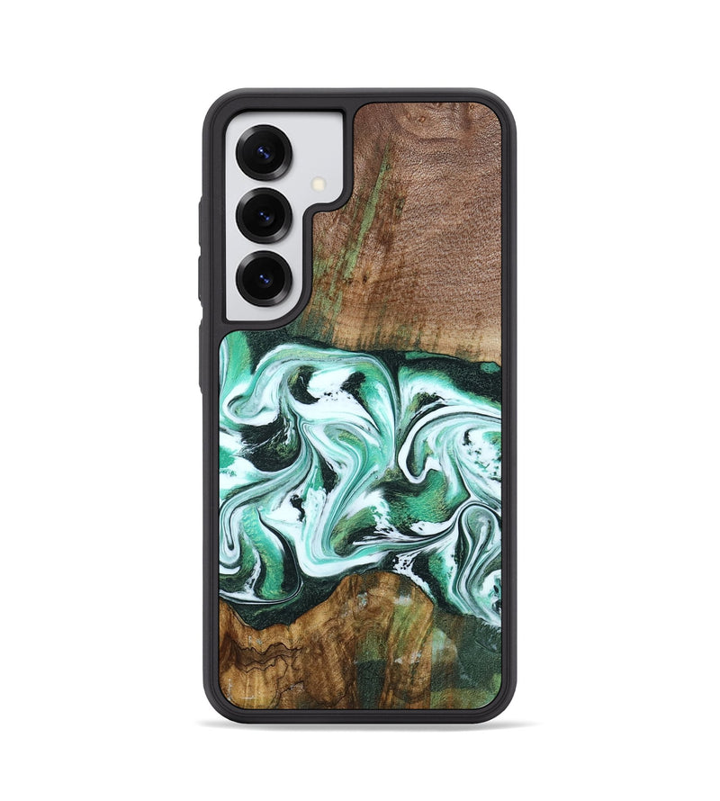 Galaxy S25 Wood Phone Case - Haskell (Green, 792556)