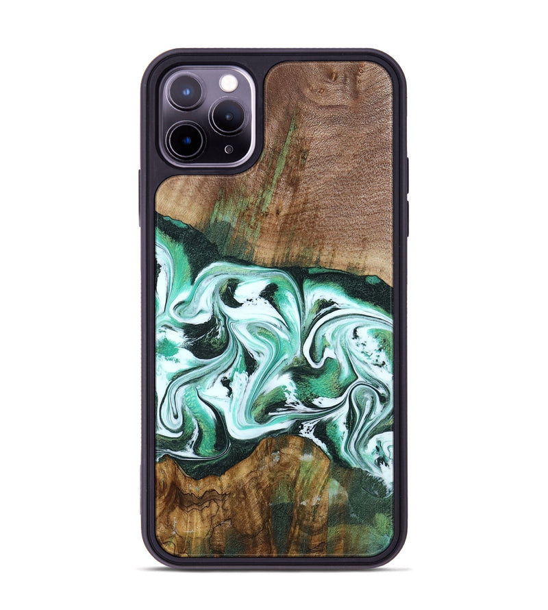 iPhone 11 Pro Max Wood Phone Case - Haskell (Green, 792556)