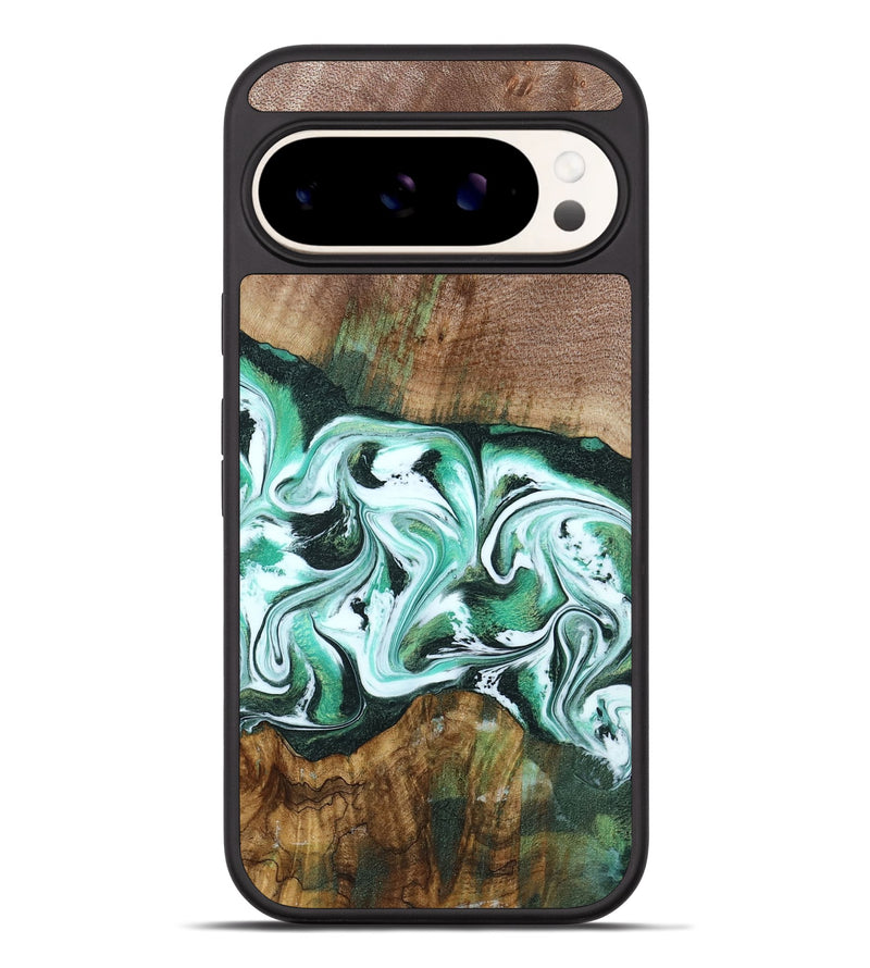 Pixel 9 Pro XL Wood Phone Case - Haskell (Green, 792556)