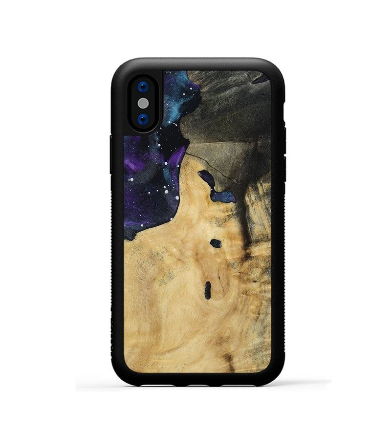 iPhone Xs Wood Phone Case - Kyaire (Cosmos, 792591)