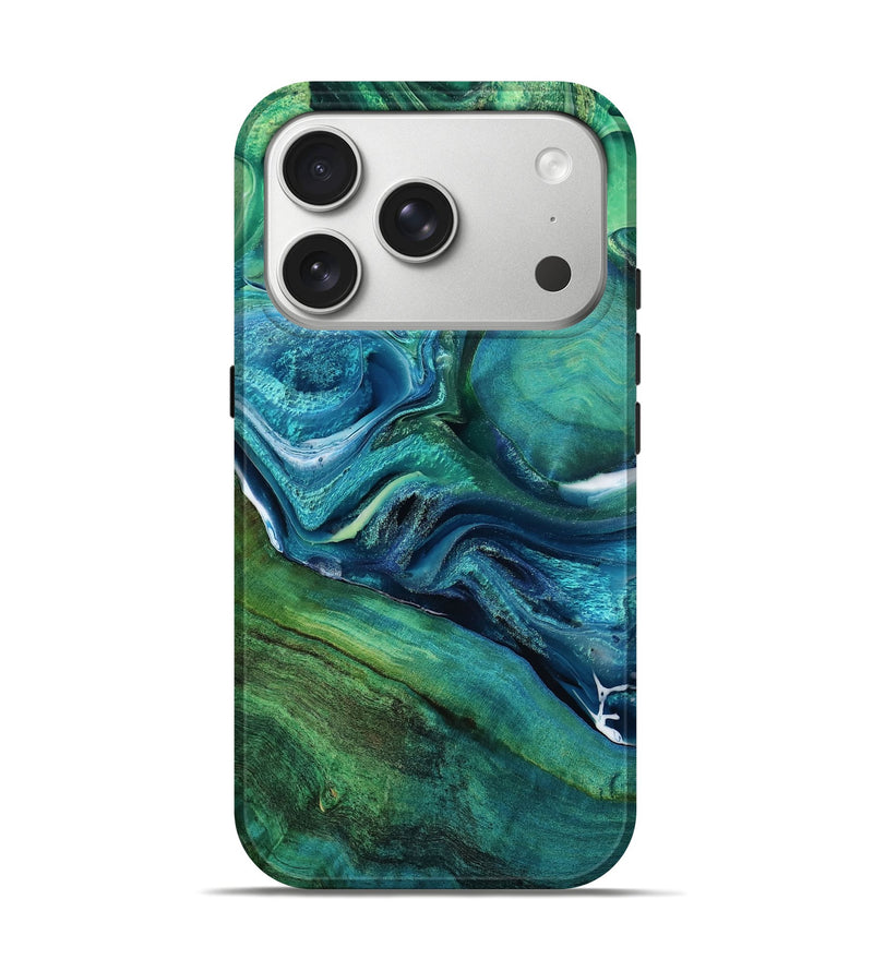 iPhone 17 Pro Wood Live Edge Phone Case - Davis (Ombre, 792604)