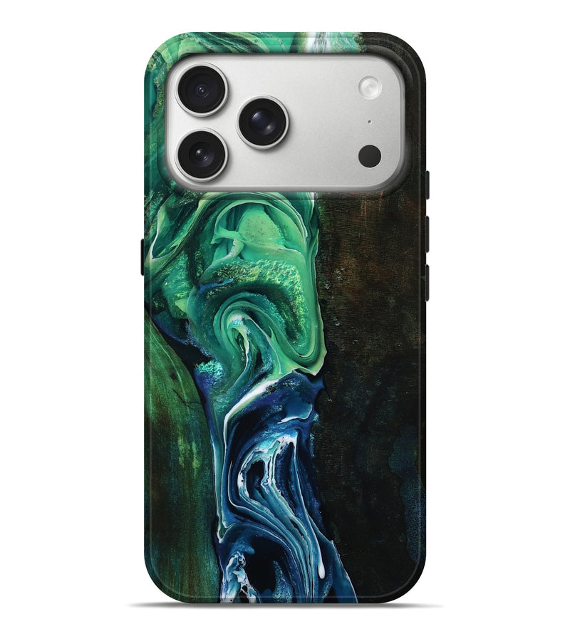 iPhone 17 Pro Max Wood Live Edge Phone Case - Danika (Ombre, 792605)