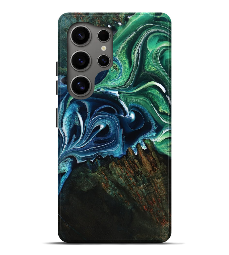 Galaxy S25 Ultra Wood Live Edge Phone Case - Leone (Ombre, 792608)
