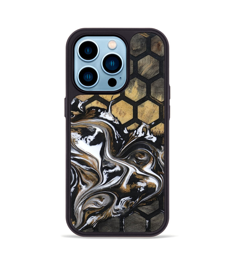 iPhone 14 Pro Wood Phone Case - Wylie (Pattern, 792719)