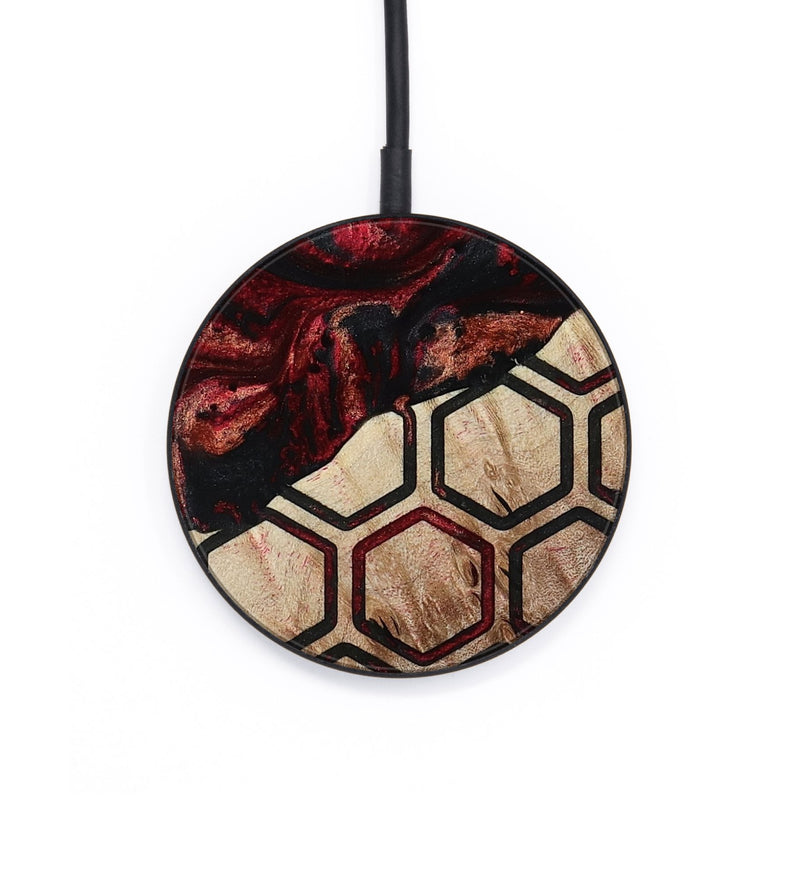 Circle Wood Wireless Charger - Joann (Pattern, 792720)