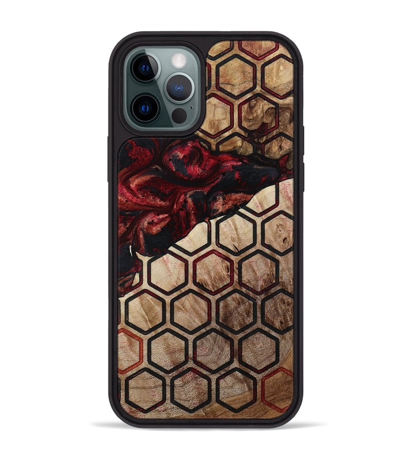 iPhone 12 Pro Max Wood Phone Case - Joann (Pattern, 792720)