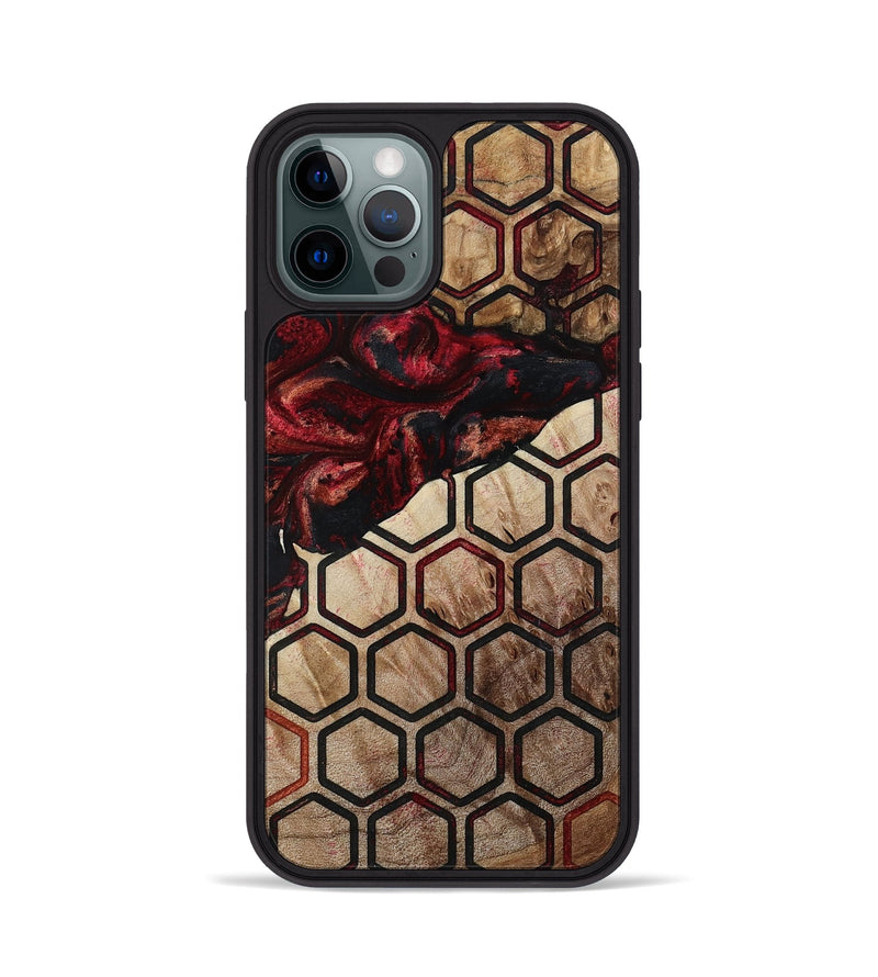 iPhone 12 Pro Wood Phone Case - Joann (Pattern, 792720)