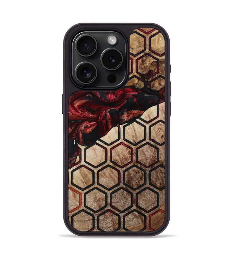 iPhone 15 Pro Wood Phone Case - Joann (Pattern, 792720)