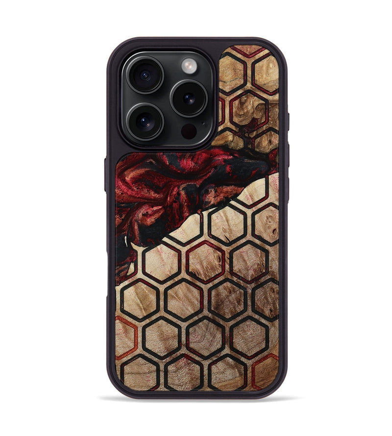 iPhone 16 Pro Wood Phone Case - Joann (Pattern, 792720)