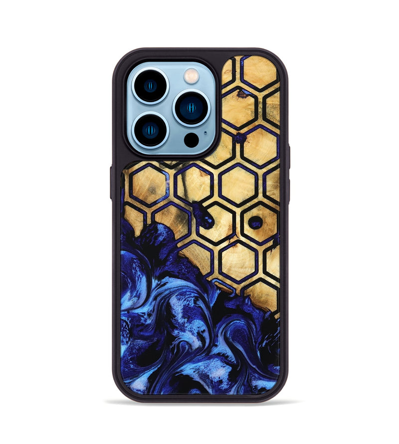 iPhone 14 Pro Wood Phone Case - Emilie (Pattern, 792724)