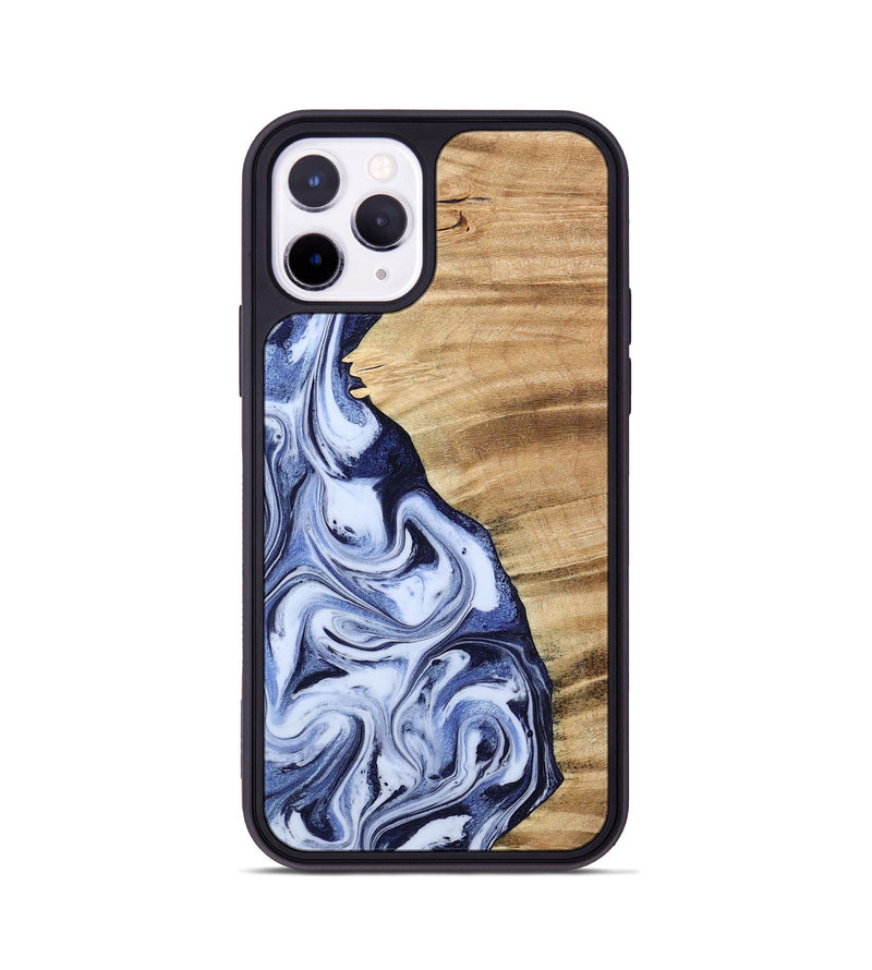 iPhone 11 Pro Wood Phone Case - Ivan (Blue, 792758)