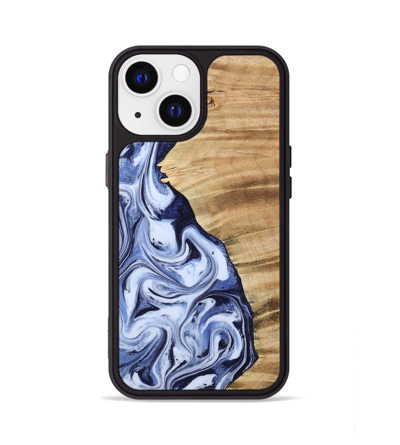 iPhone 13 Wood Phone Case - Ivan (Blue, 792758)