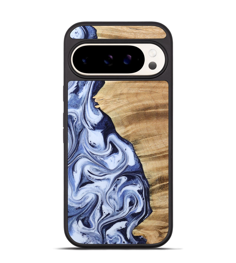 Pixel 9 Pro Wood Phone Case - Ivan (Blue, 792758)