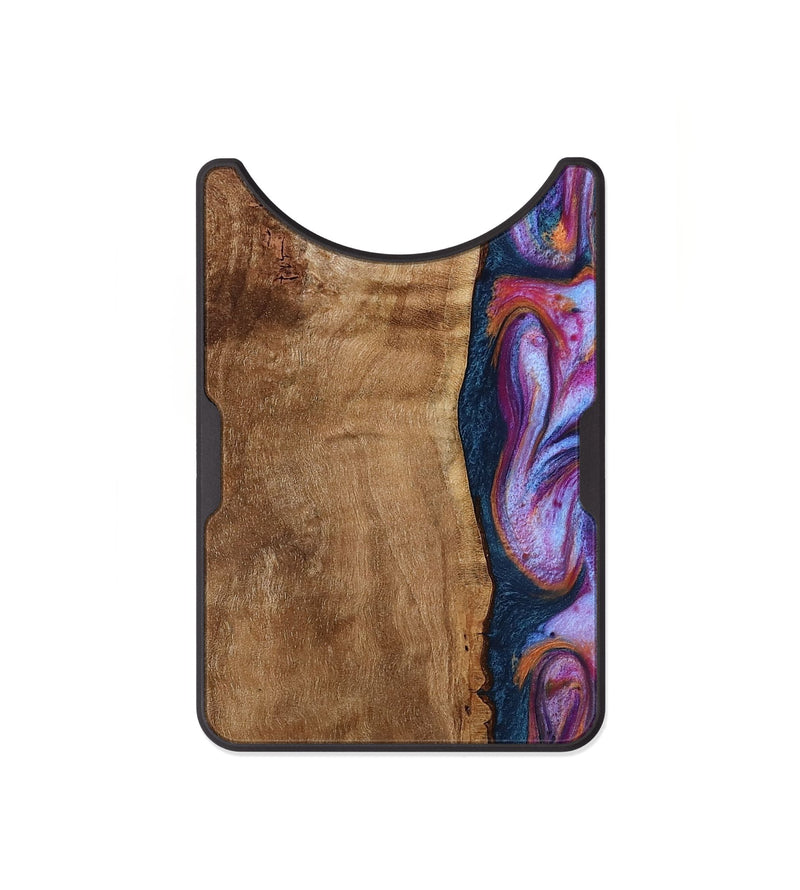 Alloy Wood Wallet - Zelma (Blue, 792759)