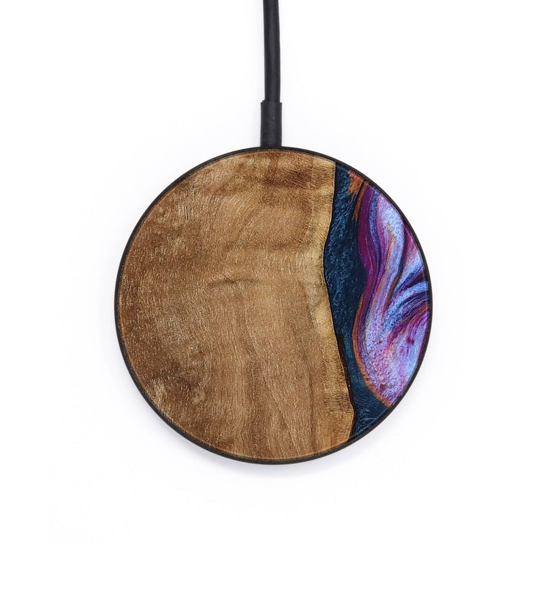 Circle Wood Wireless Charger - Zelma (Blue, 792759)