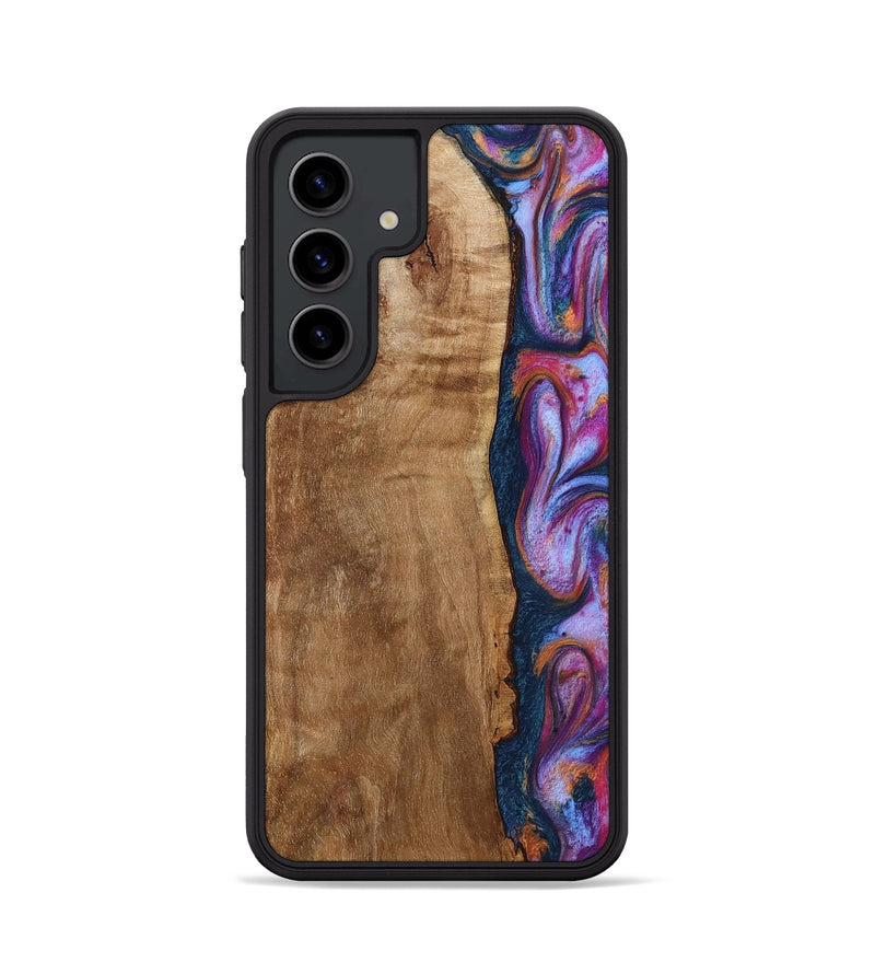 Galaxy S24 Wood Phone Case - Zelma (Blue, 792759)