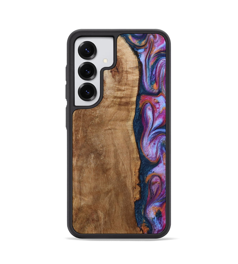 Galaxy S25 Wood Phone Case - Zelma (Blue, 792759)