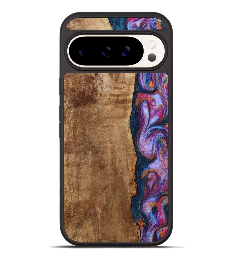 Pixel 10 Pro XL Wood Phone Case - Zelma (Blue, 792759)