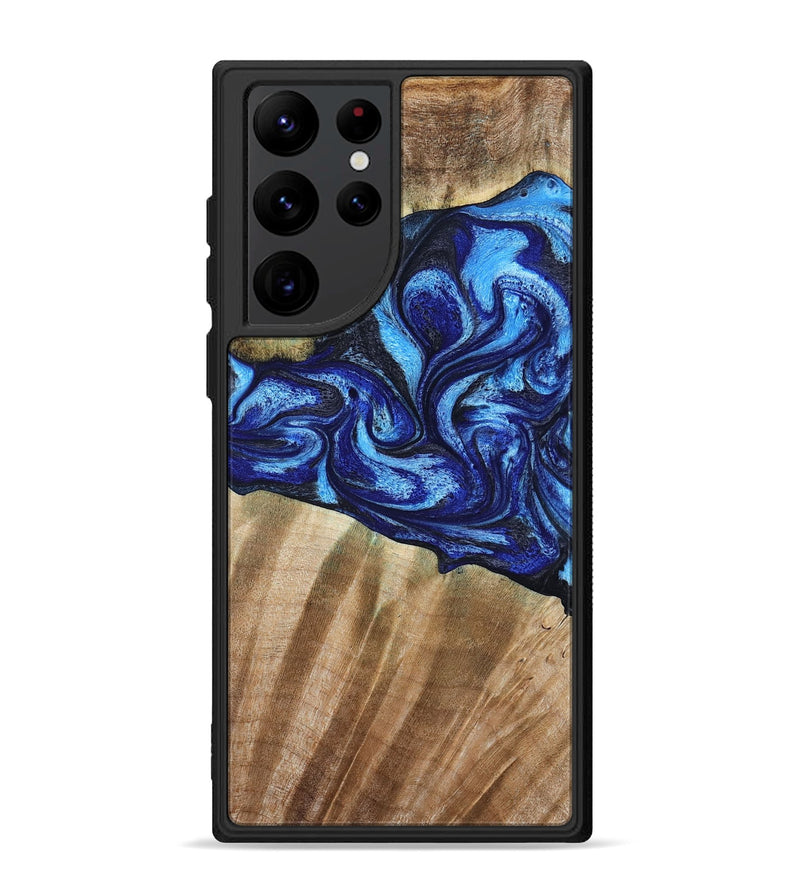 Galaxy S22 Ultra Wood Phone Case - Evan (Blue, 792764)